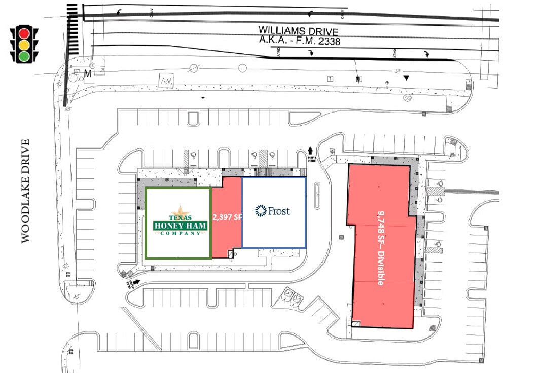 4720 Williams Dr, Georgetown, TX à louer Plan de site- Image 1 de 1
