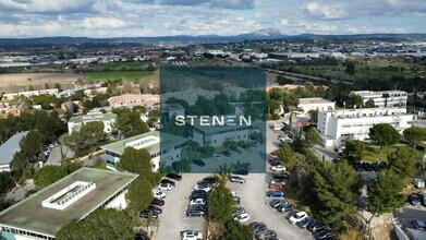 240 Rue Louis De Broglie, Aix-en-Provence, BDR - Aérien Vue de la carte