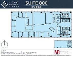 11 E Adams St, Chicago, IL for lease Floor Plan- Image 1 of 8
