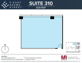 11 E Adams St, Chicago, IL for lease Floor Plan- Image 1 of 1