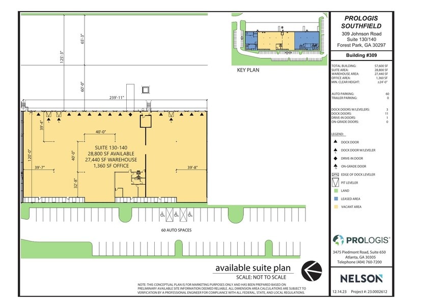309 Johnson Rd, Forest Park, GA for lease - Site Plan - Image 2 of 5