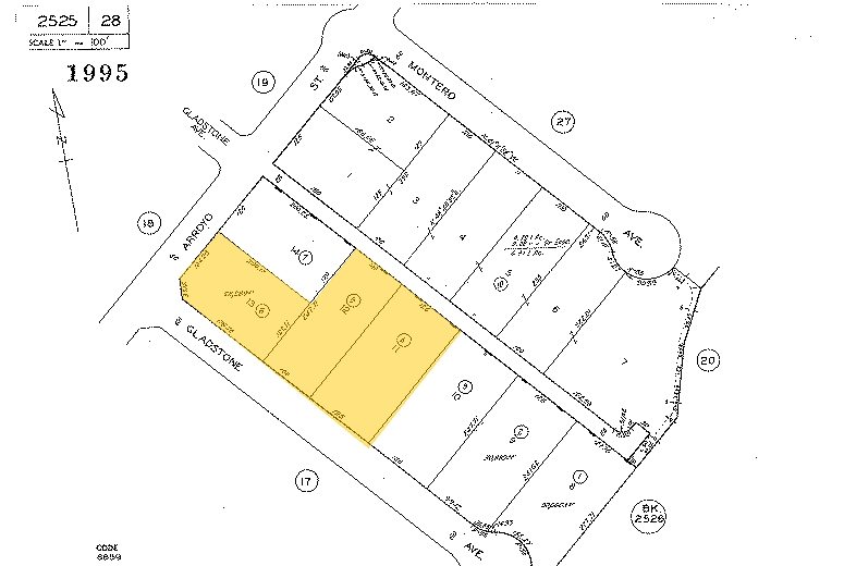 12812 Arroyo Ave, Sylmar, CA for lease - Plat Map - Image 2 of 2