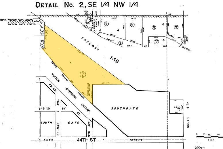 3390 S 6th Ave, Tucson, AZ à vendre - Plan cadastral - Image 2 de 11