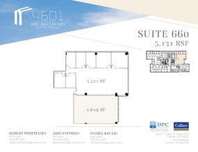 4601 Dtc Blvd, Denver, CO for lease Floor Plan- Image 2 of 2