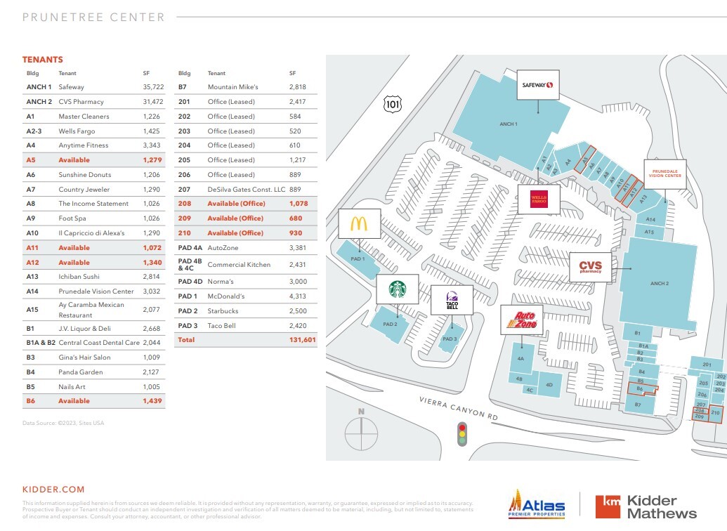 17565-17601 Vierra Canyon Rd, Prunedale, CA for lease Site Plan- Image 1 of 1