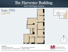 180 N Michigan Ave, Chicago, IL à louer Plan d’étage- Image 1 de 8