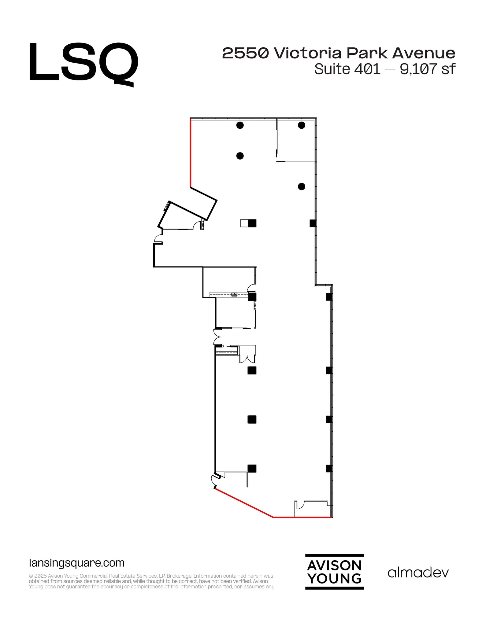 2550 Victoria Park Ave, Toronto, ON à louer Plan d’étage- Image 1 de 1