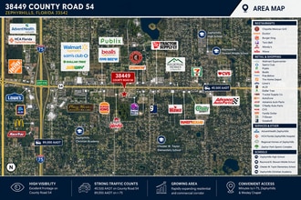 38449-38453 County Road 54, Zephyrhills, FL à louer Carte- Image 1 de 5