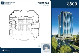 8000-8500 Normandale Lake Blvd, Bloomington, MN for lease Floor Plan- Image 1 of 2