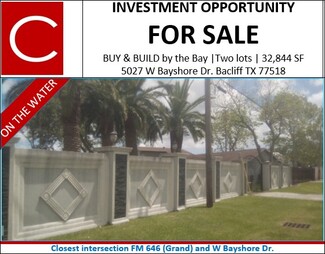 Plus de détails pour 5027 West Bayshore Dr, Bacliff, TX - Terrain à vendre