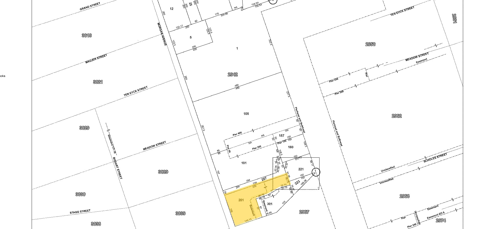 180 Morgan Ave, Brooklyn, NY for sale Plat Map- Image 1 of 1