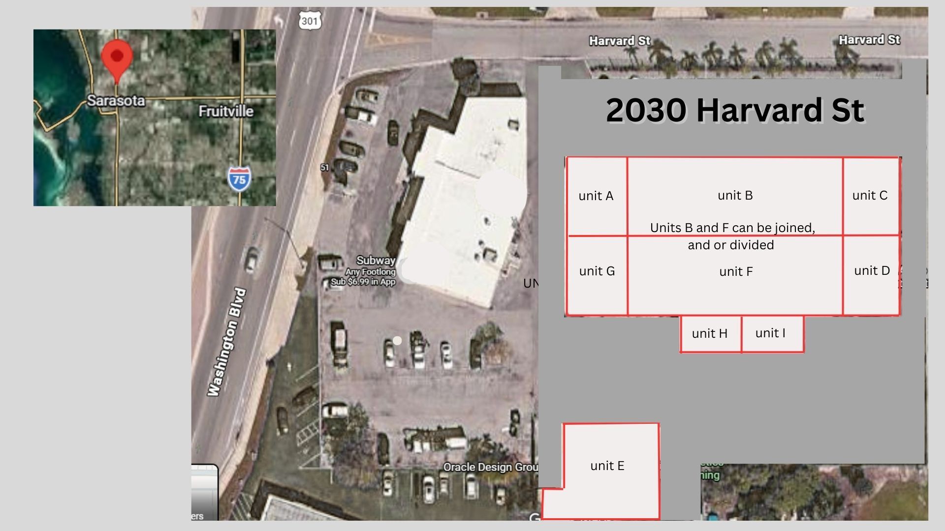 2030-2046 Harvard St, Sarasota, FL à louer Photo intérieure- Image 1 de 1