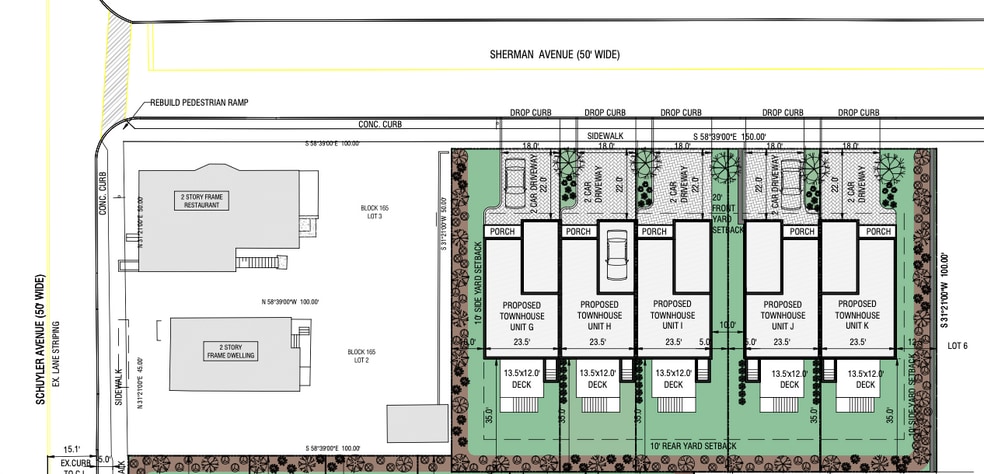 11-19 Sherman Ave, North Arlington, NJ à vendre - Plan de site - Image 2 de 2