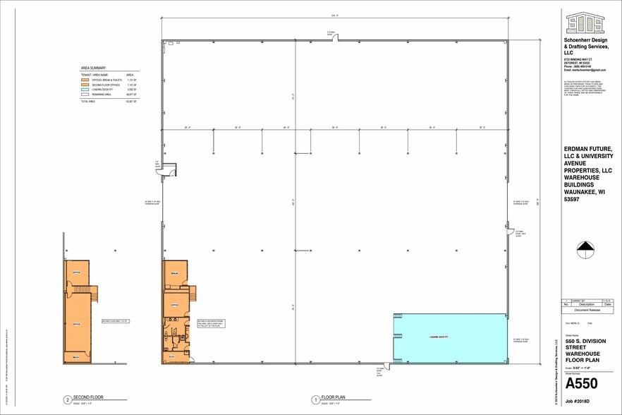 550 S Division St, Waunakee, WI à louer - Plan d’étage - Image 2 de 2