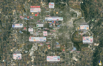 4004 N 132nd St, Omaha, NE - Aérien  Vue de la carte - Image1