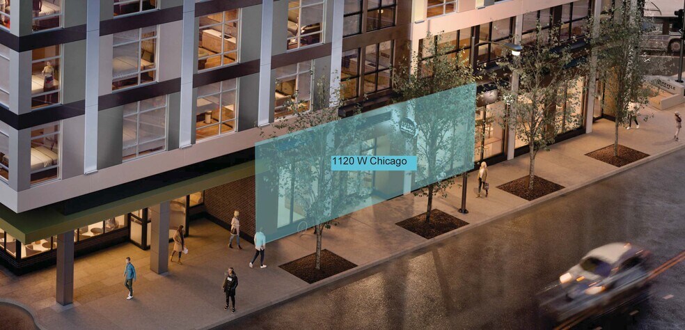 1122 W Chicago Ave, Chicago, IL à louer - Photo du bâtiment - Image 2 de 10