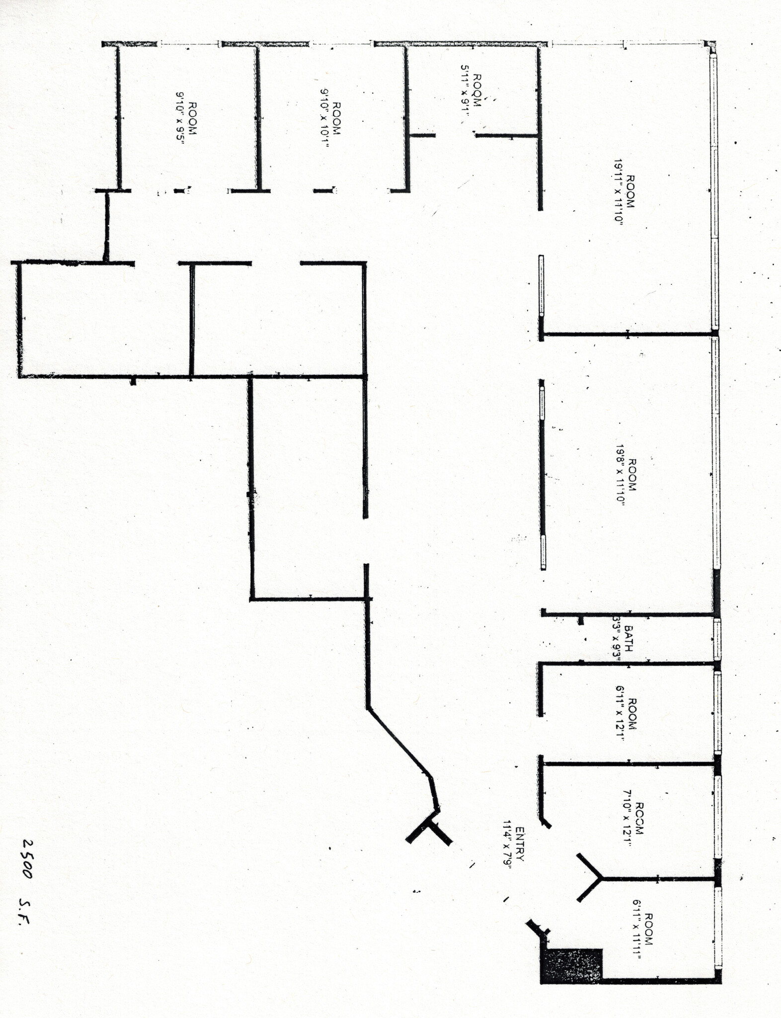 186 Cabot St, Beverly, MA for lease Floor Plan- Image 1 of 1