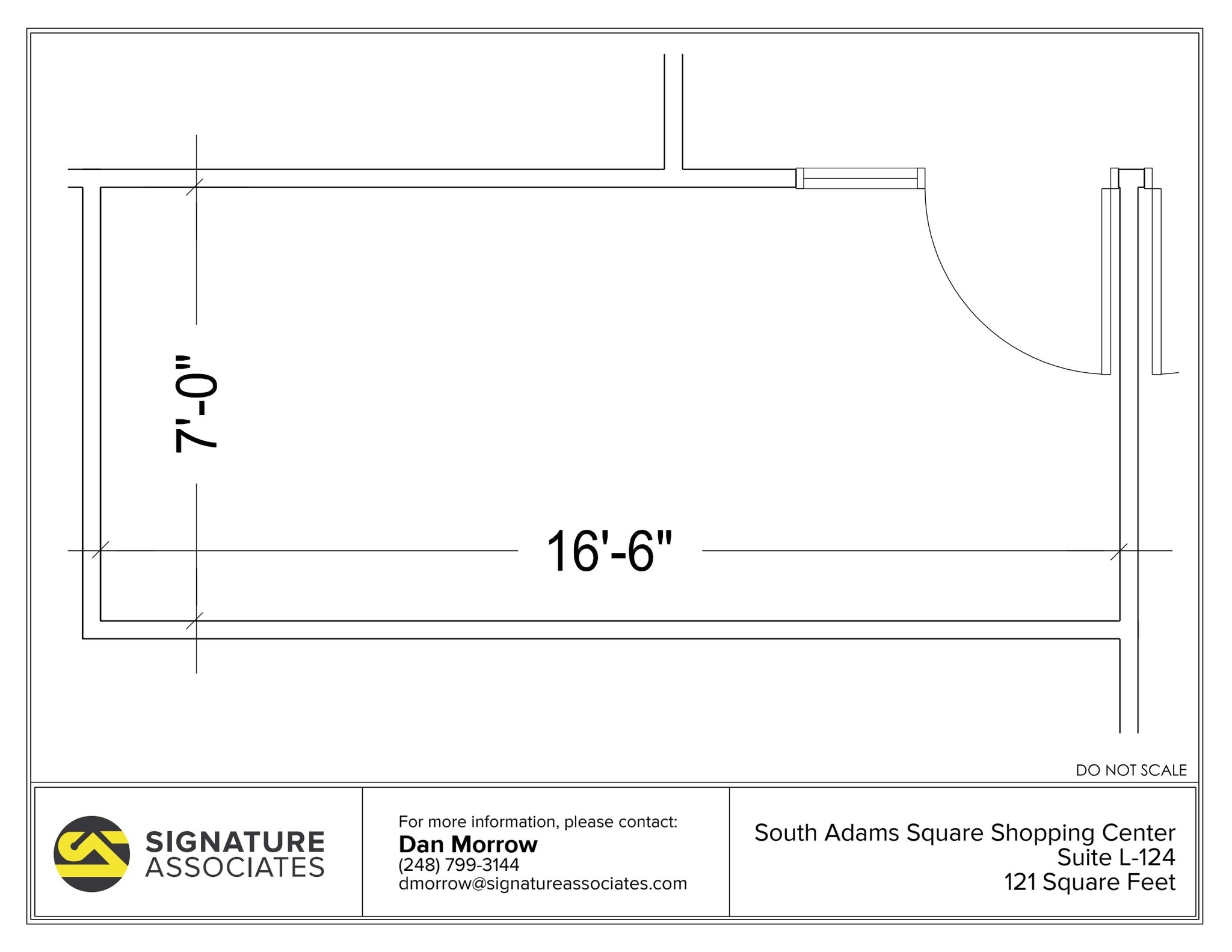 725 S Adams Rd, Birmingham, MI for lease Floor Plan- Image 1 of 1