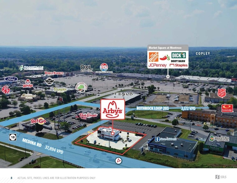 4100 Medina Rd, Akron, OH for sale - Aerial - Image 2 of 5