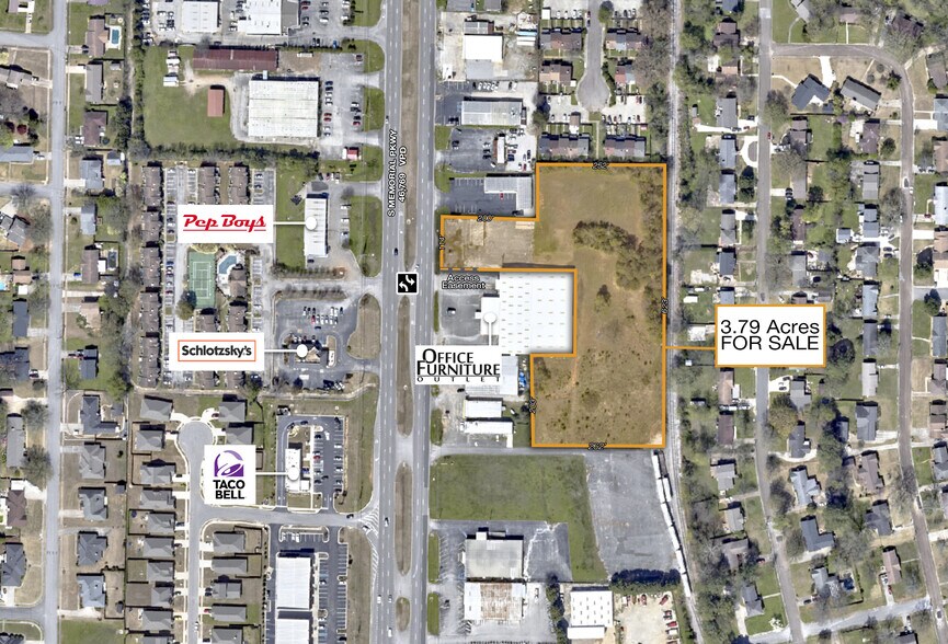 Memorial Parkway Southwest, Huntsville, AL à vendre - Plan cadastral - Image 1 de 1