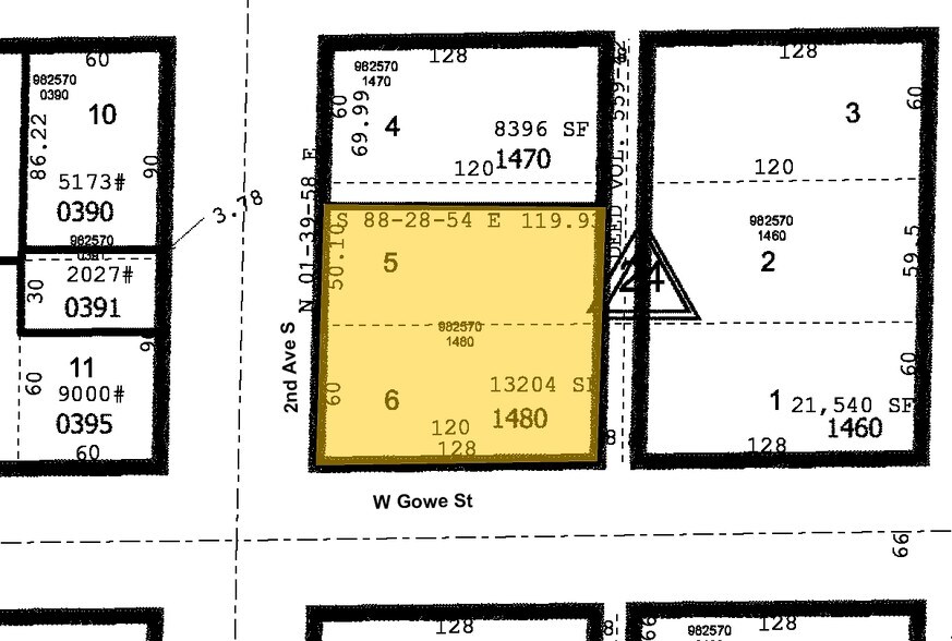 221 W Gowe St, Kent, WA à vendre - Plan cadastral - Image 2 de 18