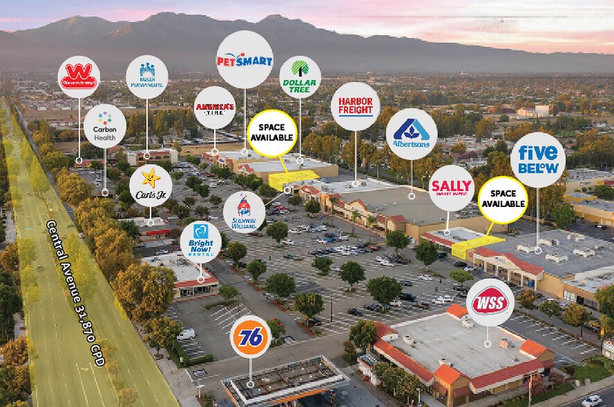 11901-12059 Central Ave, Chino, CA à louer - Photo du bâtiment - Image 1 de 12