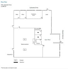 425 Lakeside Dr, Sunnyvale, CA à louer Plan d’étage- Image 1 de 1