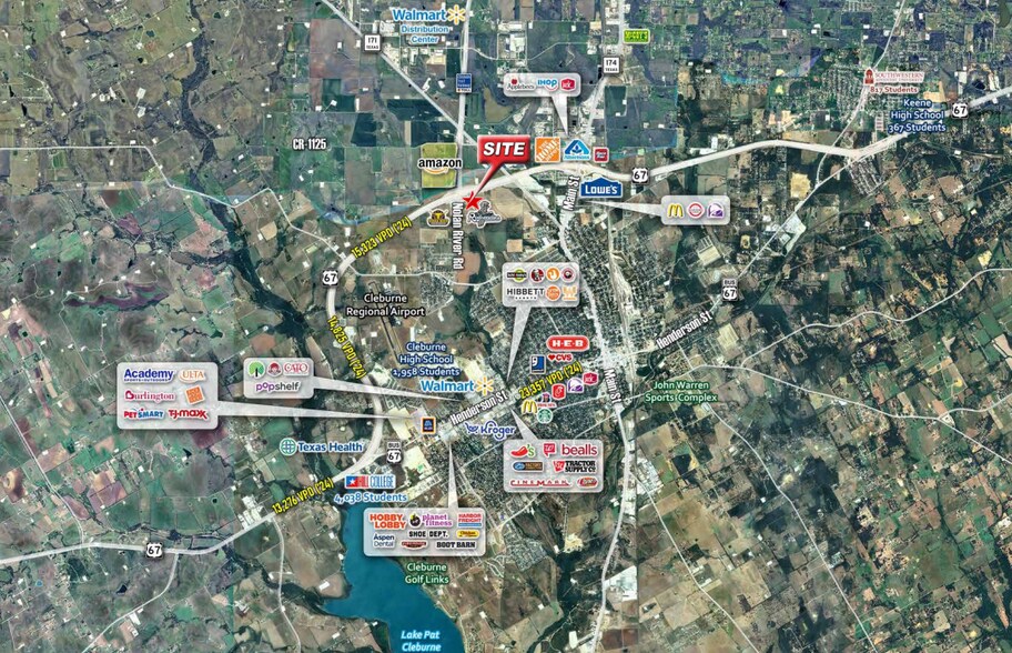 2860 Nolan River Rd, Cleburne, TX à louer - Photo du bâtiment - Image 2 de 3