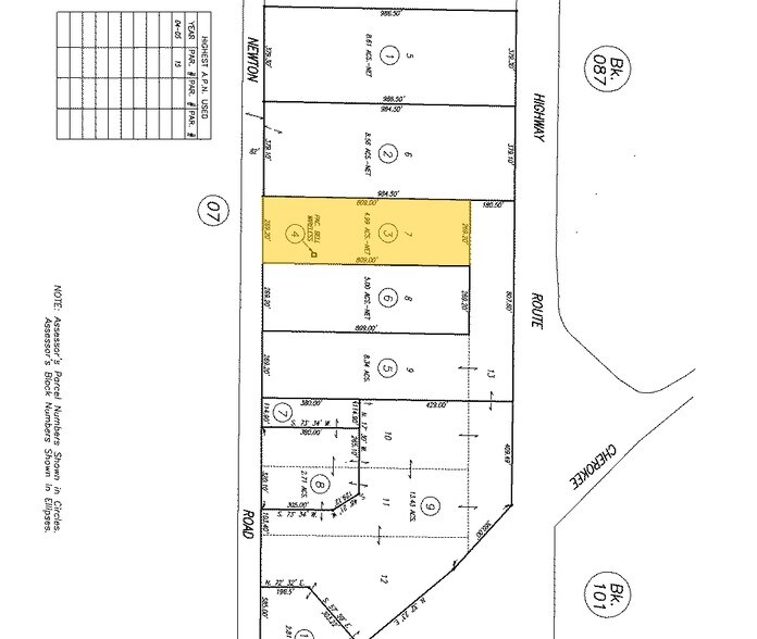 3732 Newton Rd, Stockton, CA à vendre - Plan cadastral - Image 2 de 5