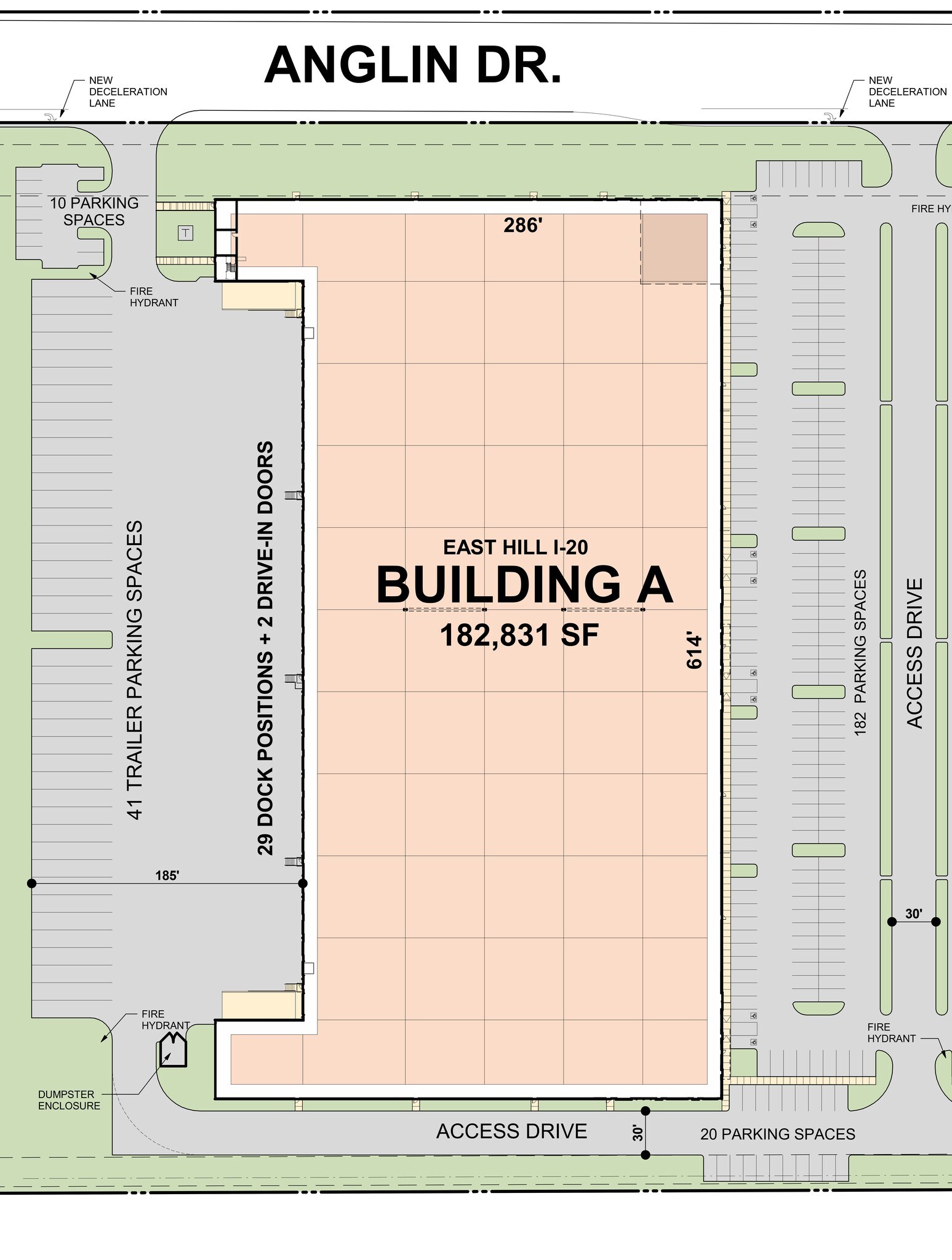 7100 Anglin Dr, Forest Hill, 76140, Fort Worth, TX for lease Site Plan- Image 1 of 1