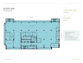 160 Pine St, San Francisco, CA for lease Floor Plan- Image 1 of 2