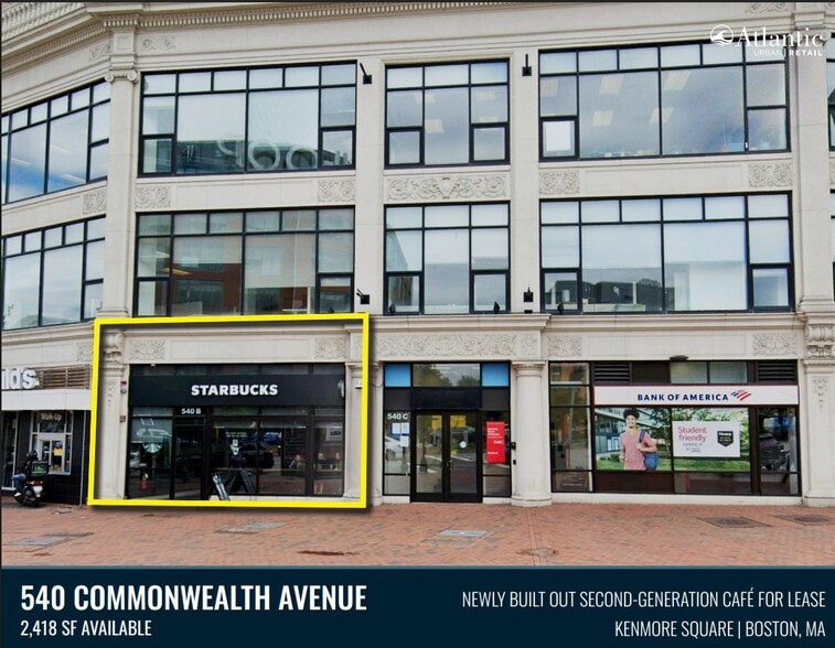 540 Commonwealth Ave, Boston, MA for lease - Primary Photo - Image 1 of 1