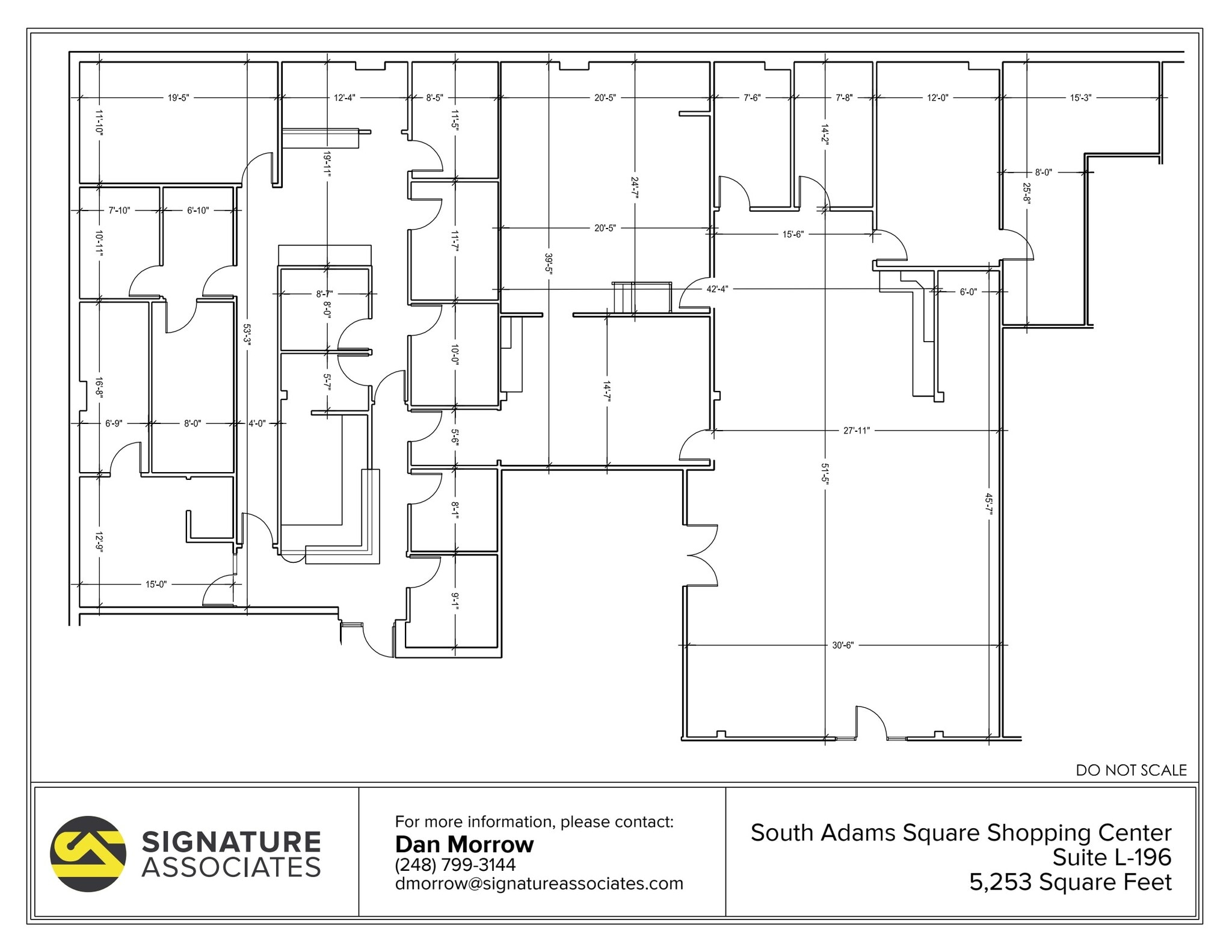 725 S Adams Rd, Birmingham, MI for lease Floor Plan- Image 1 of 1