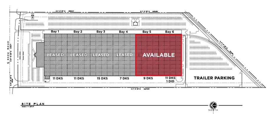 18901 Snow Rd, Brook Park, OH à louer Plan de site- Image 1 de 1