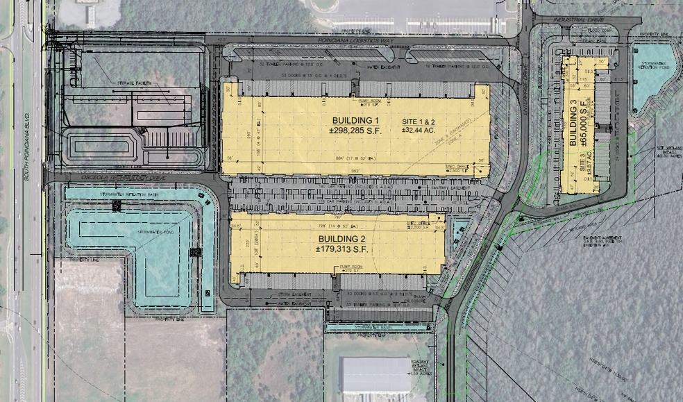 1915 S Poinciana Blvd, Kissimmee, FL for lease - Site Plan - Image 3 of 3