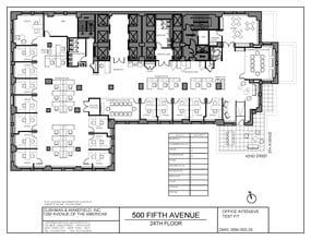 500 Fifth Ave, New York, NY for lease Floor Plan- Image 2 of 3