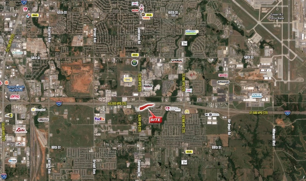 SEC Sunnylane Rd & I-240, Oklahoma City, OK à louer - Photo du bâtiment - Image 2 de 2