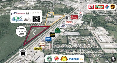 747 S Moretz Ave, Claremore, OK - Aerial  map view - Image1