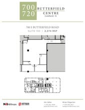 700 E Butterfield Rd, Lombard, IL à louer Plan d’étage- Image 1 de 1