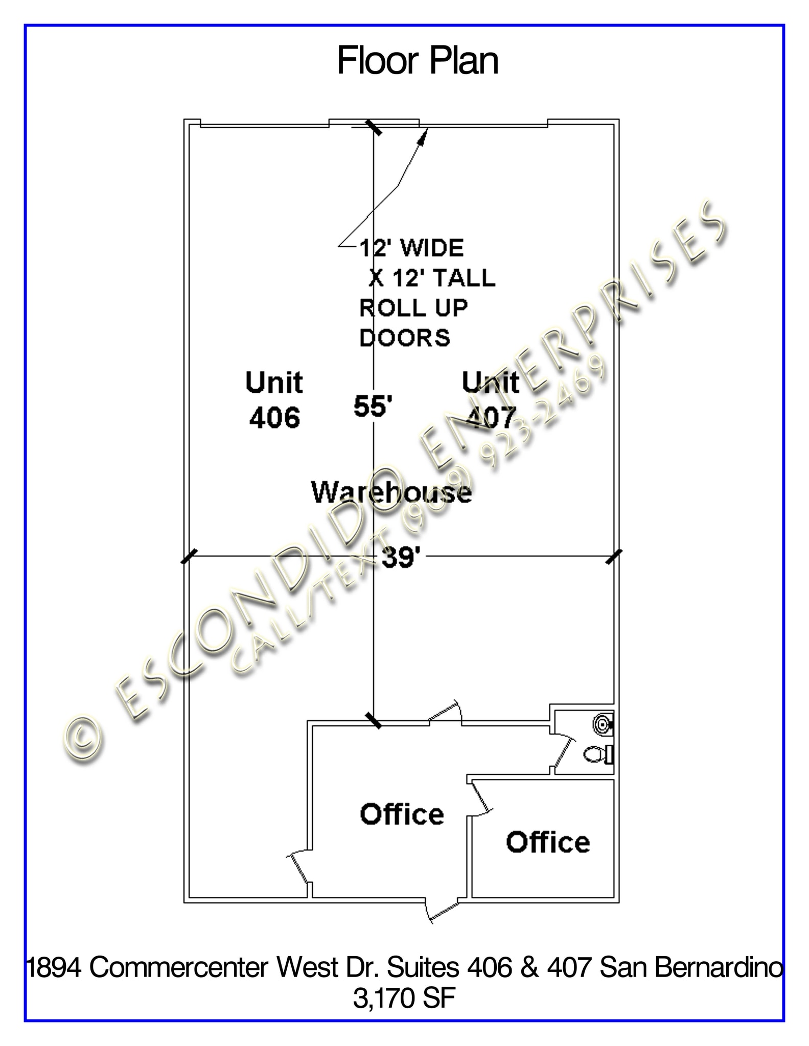 1894 Commercenter West Dr, San Bernardino, CA for sale Floor Plan- Image 1 of 13