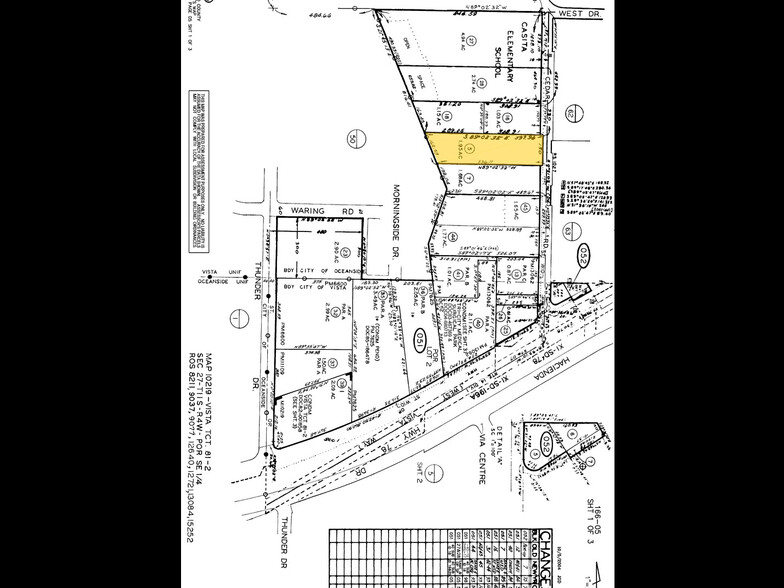 206 Cedar Rd, Vista, CA à vendre - Plan cadastral - Image 3 de 3