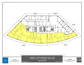 1500 Citywest Blvd, Houston, TX for lease Floor Plan- Image 1 of 1