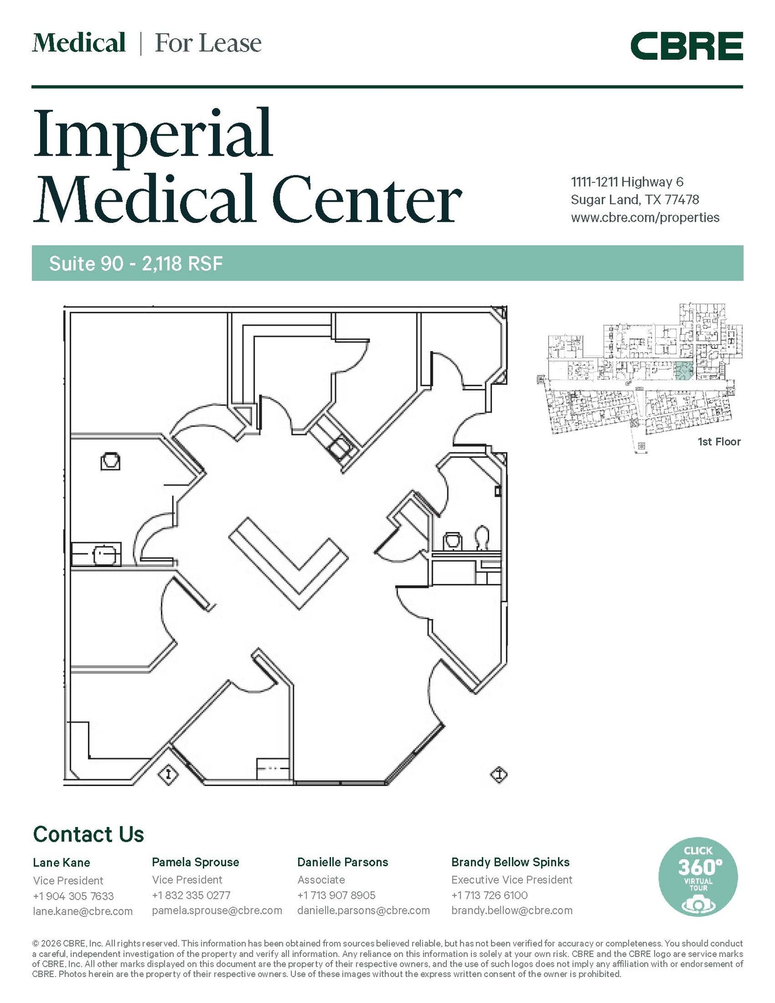 1111-1211 Highway 6, Sugar Land, TX for lease Interior Photo- Image 1 of 1