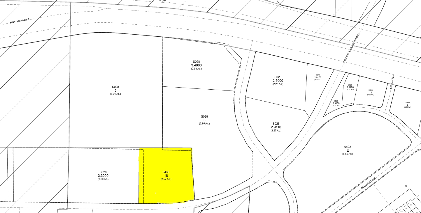 4600 Executive Center Pky, Saint Peters, MO à vendre Plan cadastral- Image 1 de 1