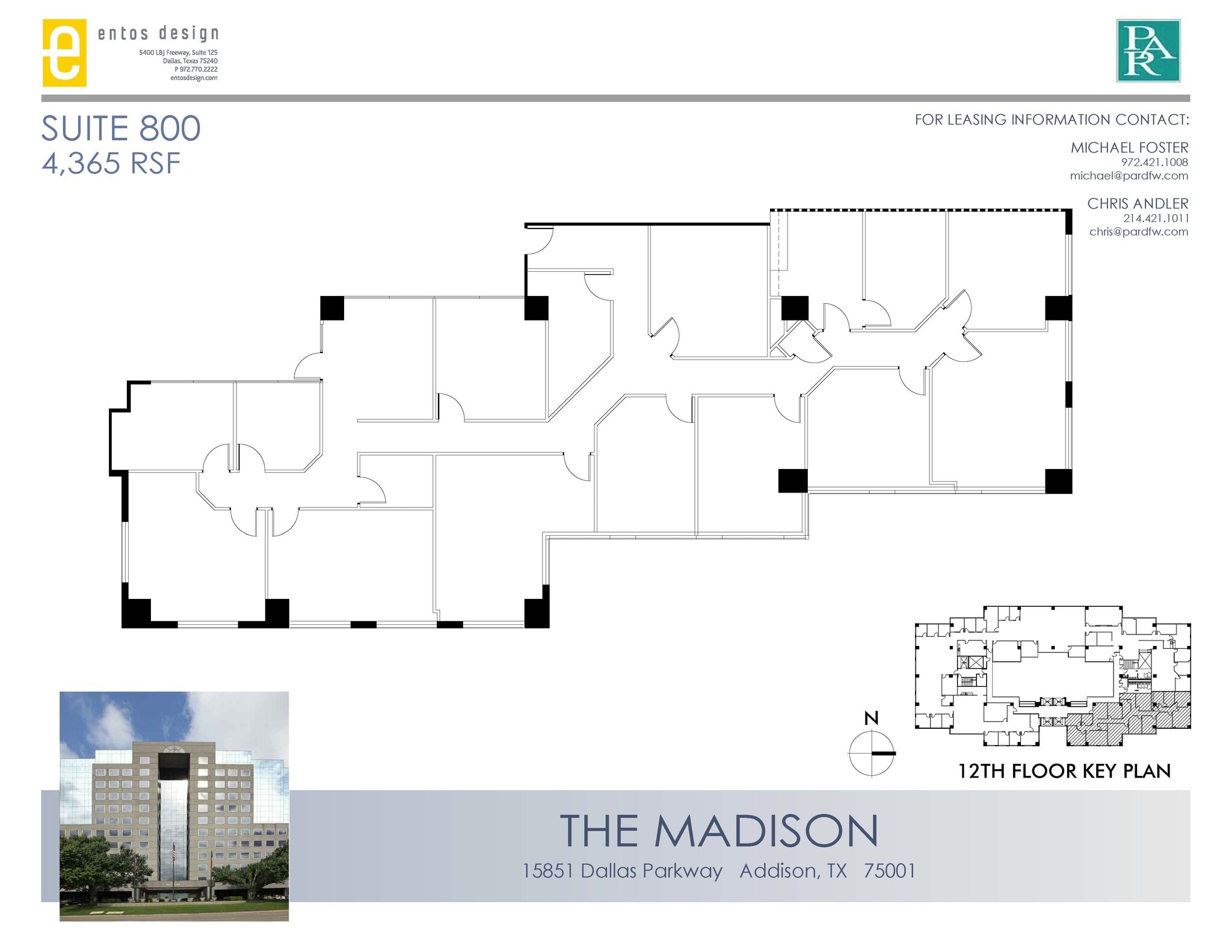 15851 Dallas Pkwy, Addison, TX for lease Floor Plan- Image 1 of 1