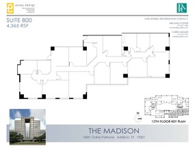 15851 Dallas Pkwy, Addison, TX for lease Floor Plan- Image 1 of 1