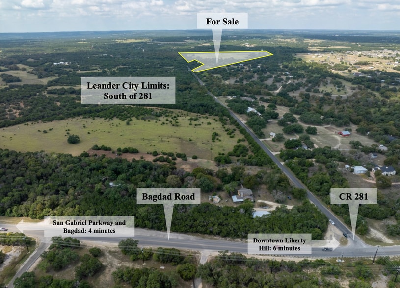 550 County Road 281, Leander, TX for sale - Aerial - Image 2 of 22