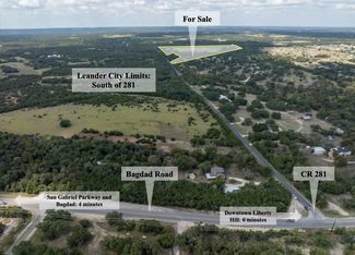 Plus de détails pour 550 County Road 281, Leander, TX - Terrain à vendre