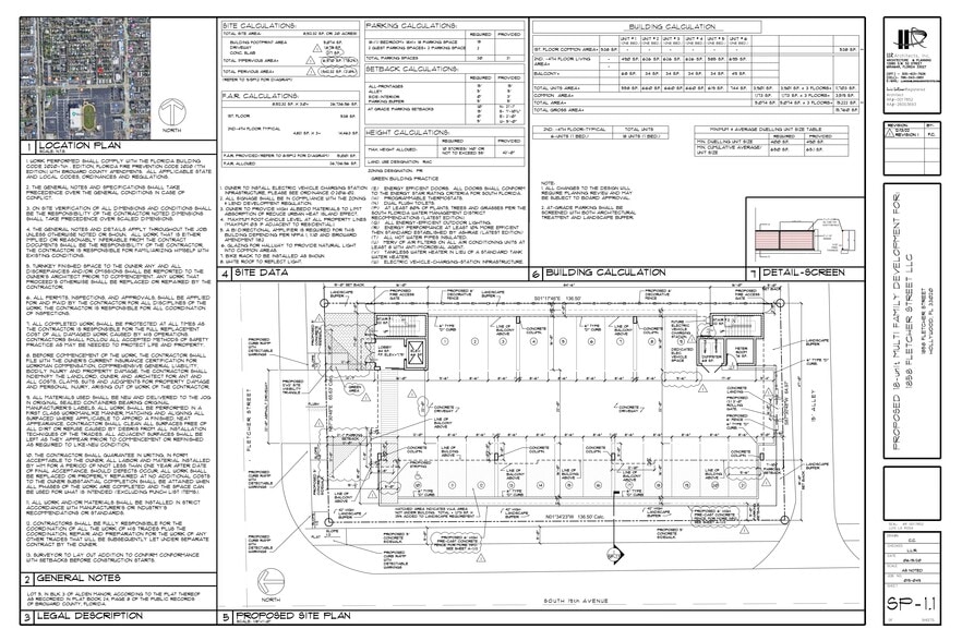 1858 Fletcher St, Hollywood, FL for sale - Site Plan - Image 2 of 2