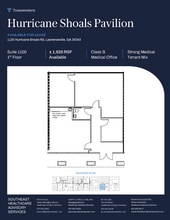 1130 Hurricane Shoals Rd, Lawrenceville, GA à louer Plan d’étage- Image 1 de 1